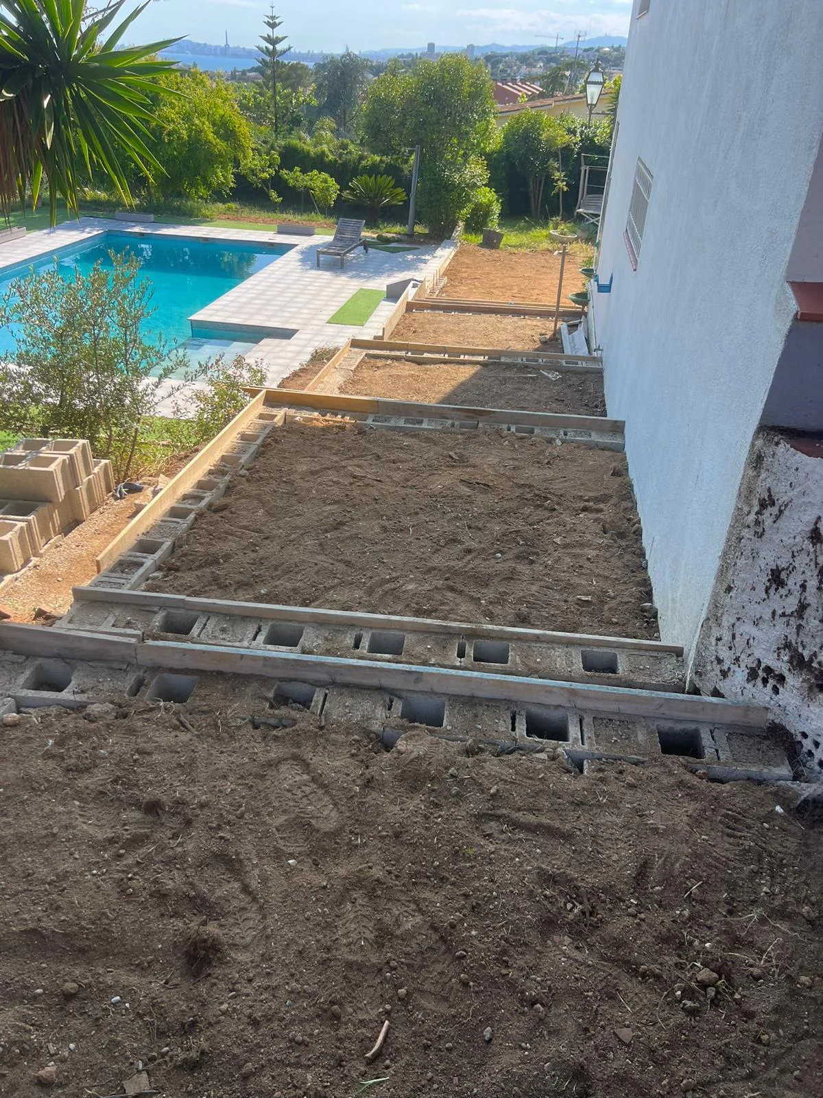 Construcción de escaleras de hormigón desde cero — Paviments Catalunya